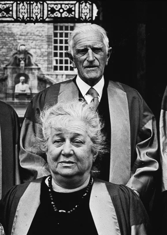 Anna Akhmatova after receiving an honorary degree, Oxford, June 7, 1965