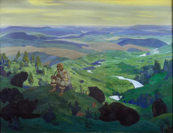 Nicholay Roerich (1874 - 1947), “The Forefathers” (1911), Ashmolean Museum