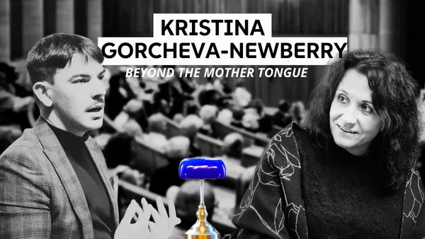 Beyond the Mother Tongue: Kristina Gorcheva-Newberry on her debut novel and Exophony event image